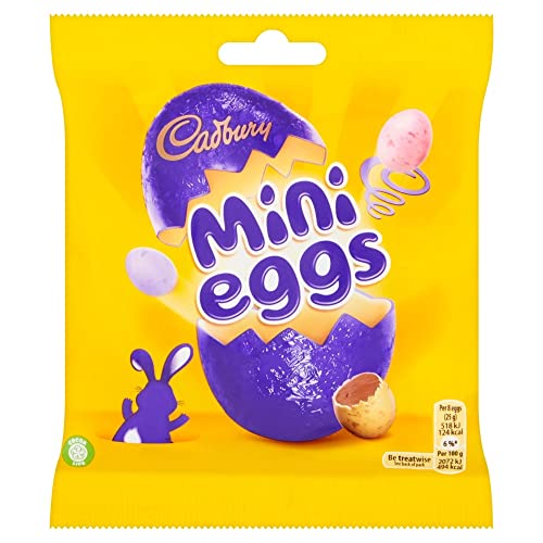 Cadbury Mini Chocolate Eggs Bag 80g – Solid milk mini chocolate ...