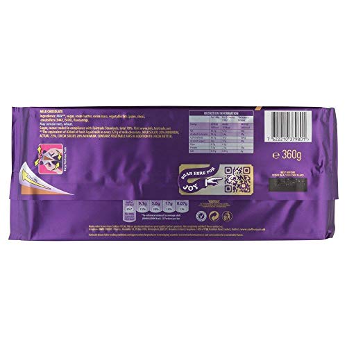 Cadbury Twin Dairy Milk 360G Gift Bar