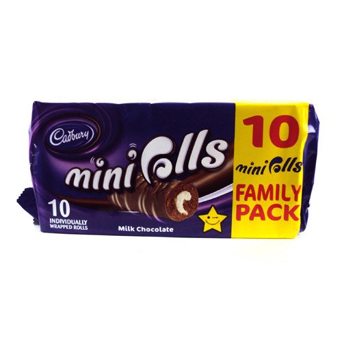 Cadburys Chocolate Mini Rolls 10 Pack 280g by Cadburys [Foods]