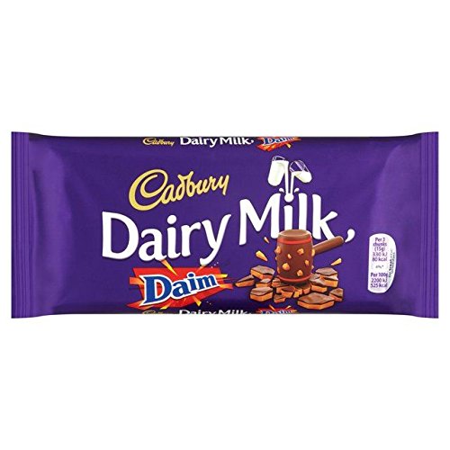 Cadburys Dairy Milk Daim - 120G - Pack Of 6 120G X 6 Bars