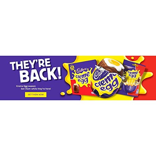 Original Cadbury Creme Egg Pack of 5, 1 Box Imported From the ...