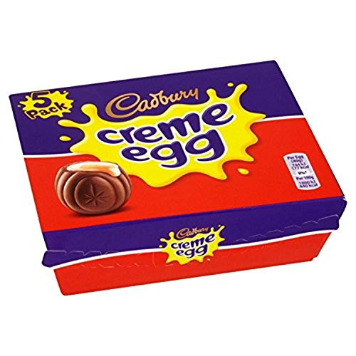 Original Cadbury Creme Egg Pack of 5, 1 Box Imported From the ...