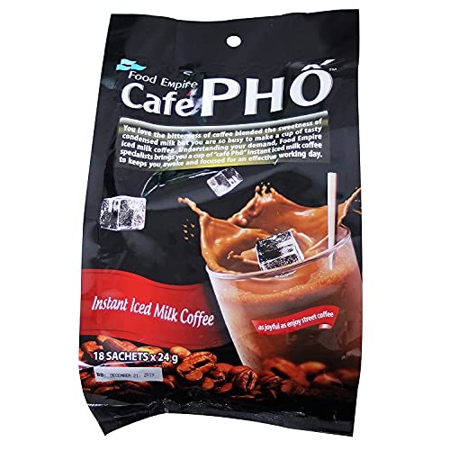 Cafe Pho Vietnamese 3in1 Instant Coffee Mix, Iced Milk Coffee, C...