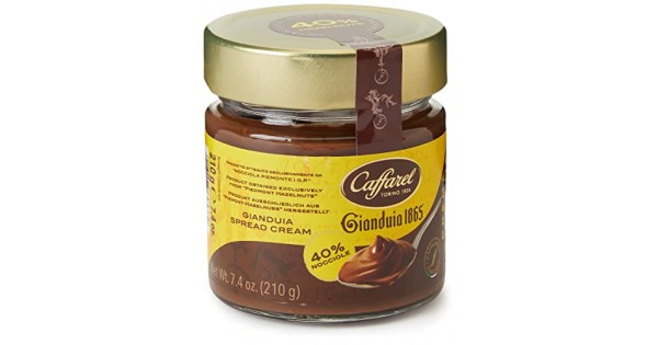  Caffarel Gianduia Cream Hazelnut Spread 210gr : Grocery &  Gourmet Food