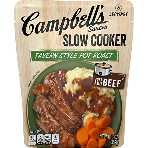 Campbell’S Cooking Sauces, Tavern Style Pot Roast, 13 Oz Pouch