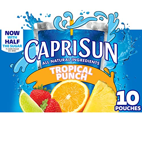 Capri Sun Tropical Punch Ready-To-Drink Juice 10 Pouches