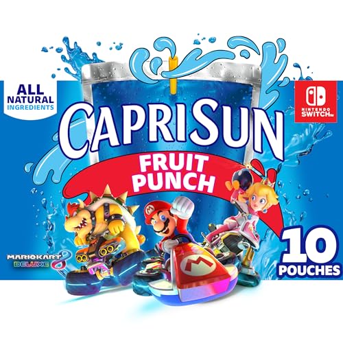 Capri Sun Fruit Punch Naturally Flavored Juice Drink Blend 30 c...