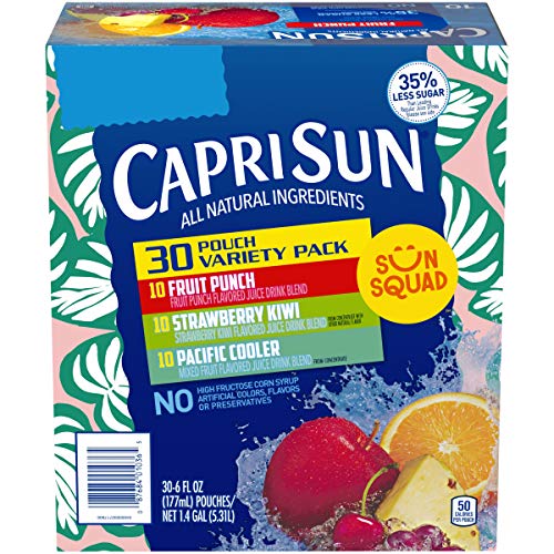 Capri Sun Variety Pack: Fruit Punch, Strawberry Kiwi &Amp; Mixed Fru