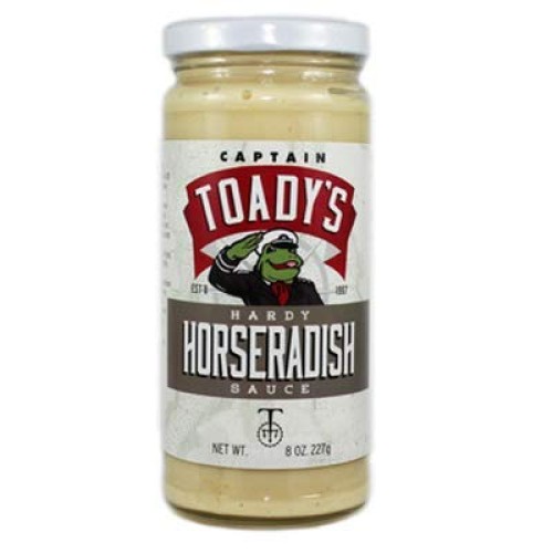 Captain Toadys Horseradish Sauce, 8 Oz