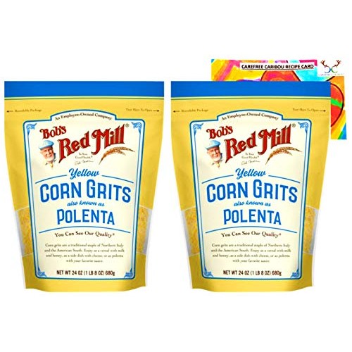 Corn Grits/ Polenta Bundle. Includes Two 2 24Oz Packages Of Bo