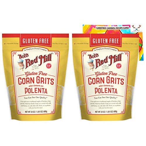 Gluten Free Corn Grits/ Polenta Bundle. Includes Two 2 24Oz Pa