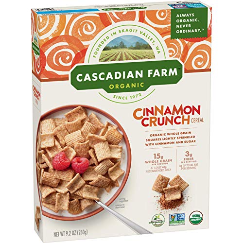 Cascadian Farm Organic Cinnamon Crunch Cereal Whole Grain Cereal