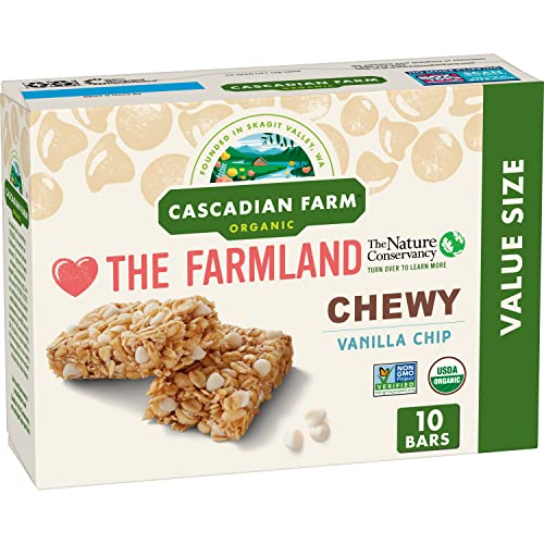 Cascadian Farm Organic Vanilla Chip Granola Bars 10 Ct, 12.3 Oz