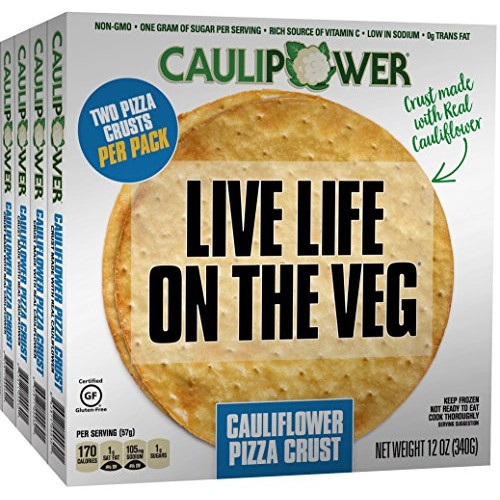 CAULIPOWER Cauliflower Pizza Crusts, Plain Crust, 48 oz Pack