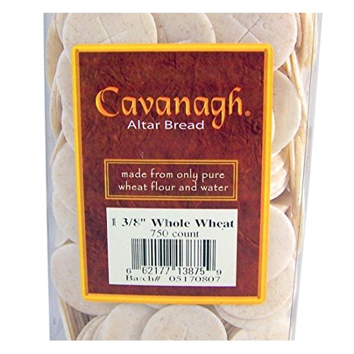 Cavanagh Altar Bread - 1 3/8 Whole Wheat - 750/Container