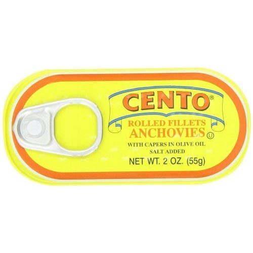 Cento - Rolled Fillets Of Anchovies With Capers In Olive Oil, 1