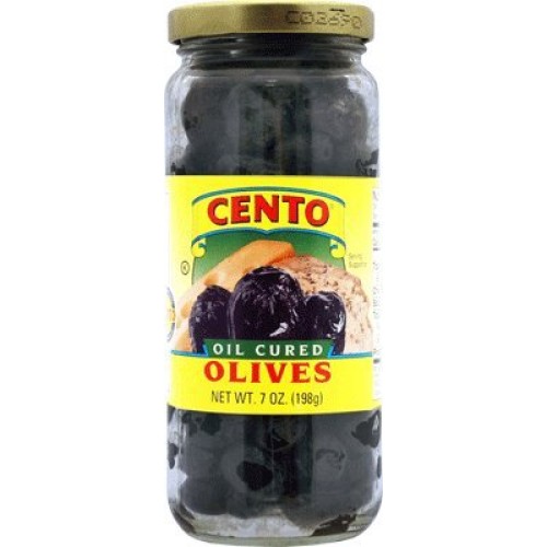 Cento - Oil Cured Black Olives, 2- 7 Oz. Jars