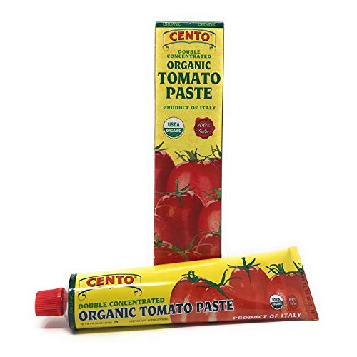 Cento Double Concentrated ORGANIC Tomato Paste - 2/ 4.56 oz tubes