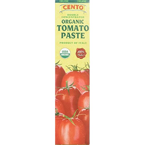 Cento Organic Double Concentrated Tomato Paste In a Tube, 4.56 O...