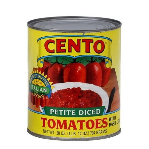 Cento Petite Diced Tomatoes , 28-Ounce Cans Pack Of 12