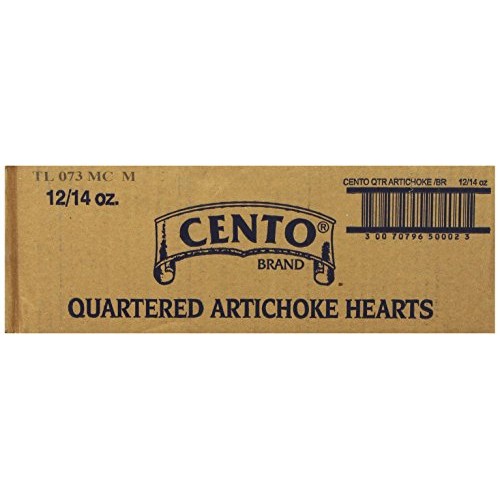 Cento Quartered Artichoke Hearts In Brine, 14-Ounce Cans Pack O