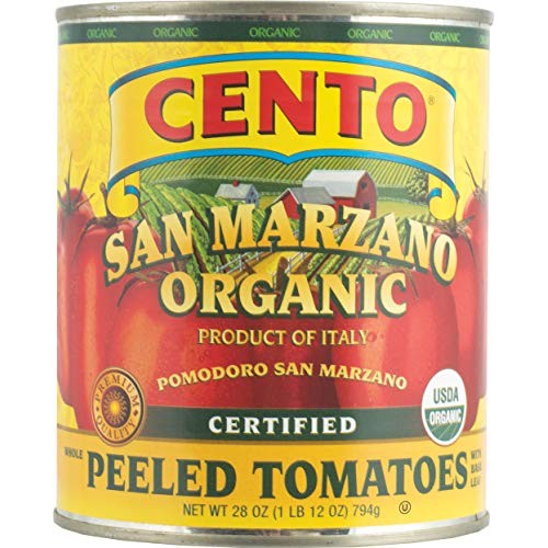 Cento San Marzano Organic Peeled Tomatoes, 28 Ounce Pack Of 6