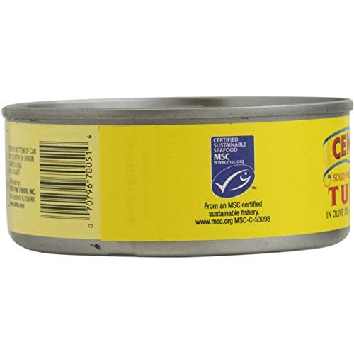 Cento Solid Packed Tuna In Olive Oil, 5-Ounce Cans Pack Of 24