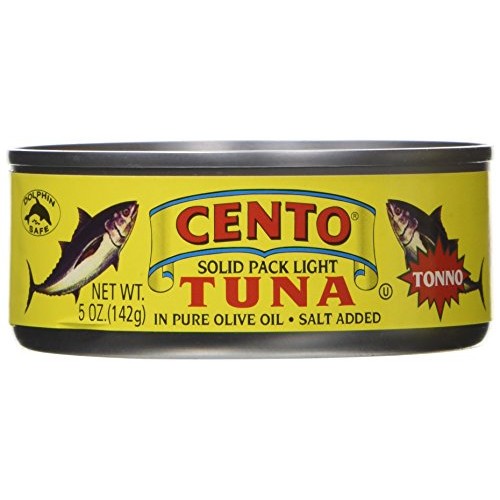 Cento Tuna Tonno Ooil, 5 Oz Pack Of 12