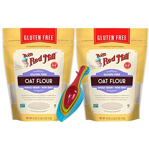 Bobs Gluten Free Oat Flour Red Mill Bundle. Includes Two Pack Of