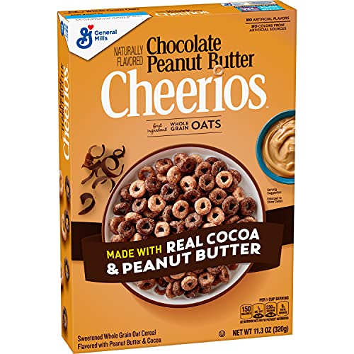 Chocolate Peanut Butter Cheerios, Cereal, 11.3 Oz