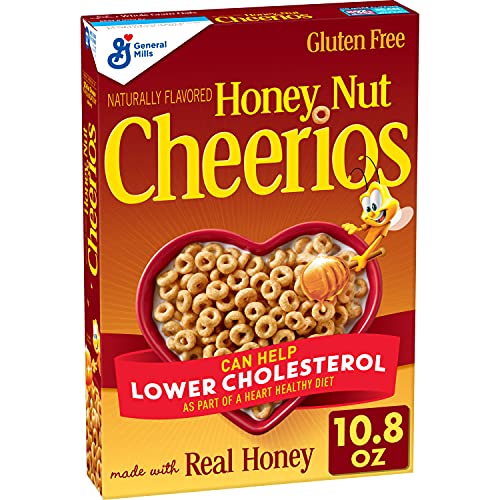 Honey Nut Cheerios, Gluten Free Cereal With Oats, 10.8 Oz