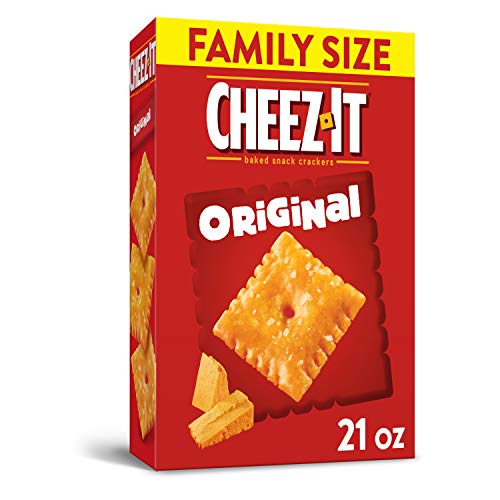 Cheez-It Original Cheese Crackers - School Lunch Food, Baked Sna