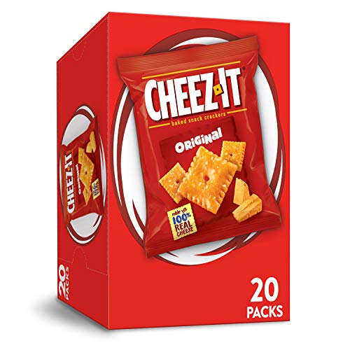 Cheez-It Baked Snack Cheese Crackers, Original, Single Serve, 1