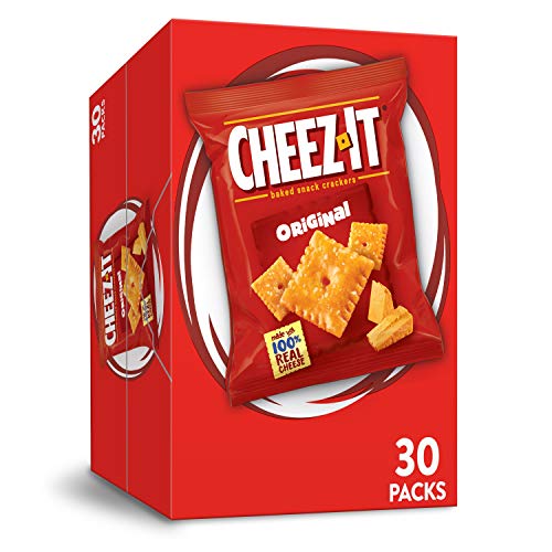 Cheez-It Original Cheese Crackers - School Lunch Food, Baked Sna