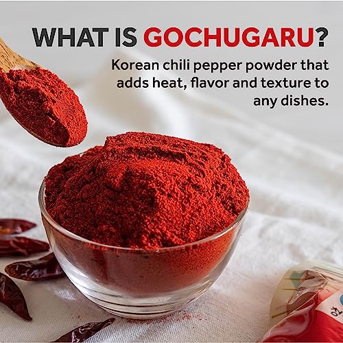 Chung Jung One Coarse Gochugaru 2.2lbs, Premium Korean Bidan Red...