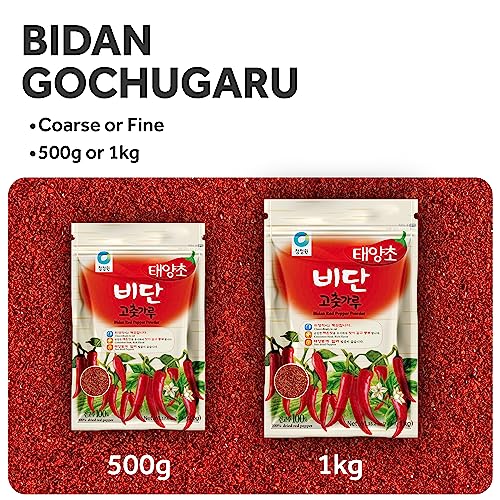 Chung Jung One Coarse Gochugaru 2.2lbs, Premium Korean Bidan Red...