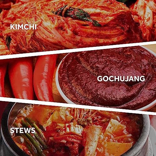 Chung Jung One Coarse Gochugaru 2.2lbs, Premium Korean Bidan Red...