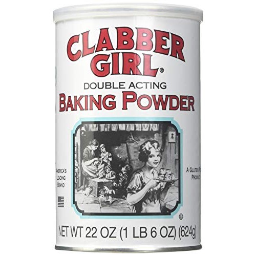 Clabber Girl Baking Powder - Gluten Free, Vegan, Vegetarian, Dou