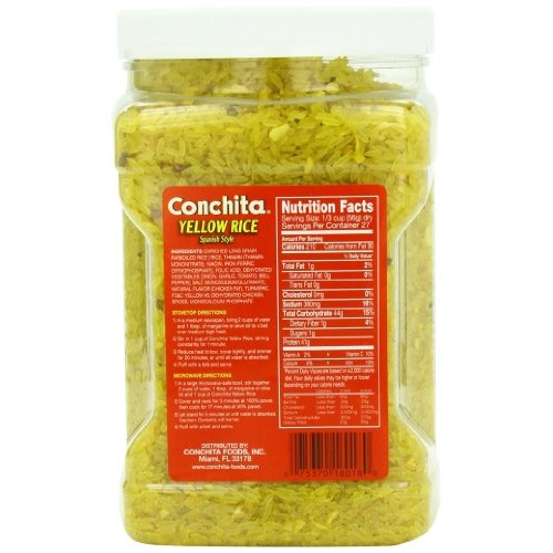 Conchita Foods Rice, Spanish Yellow, 54-Ounce