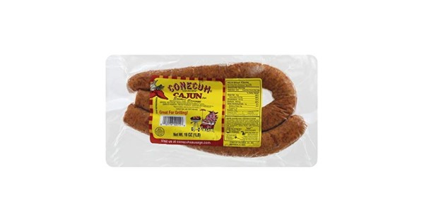 Conecuh Cajun Smoked Sausage 16 Oz 12 Pack