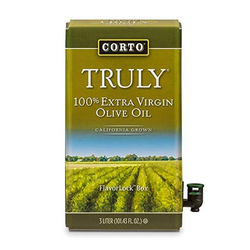 Corto Extra Virgin Olive Oil From California, 3 Liter Fresh Sea