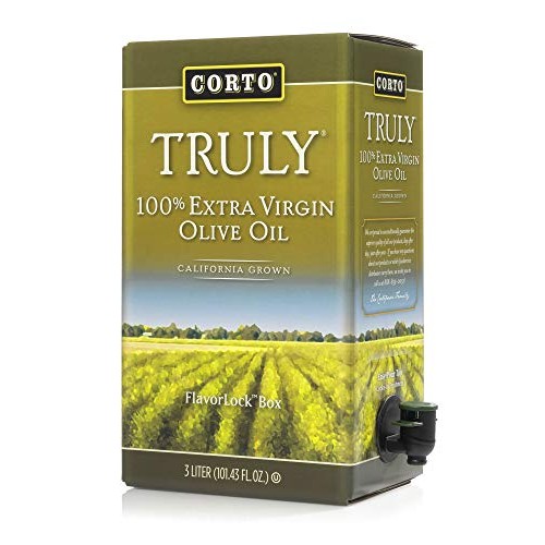 Corto Extra Virgin Olive Oil From California, 3 Liter Fresh Sea