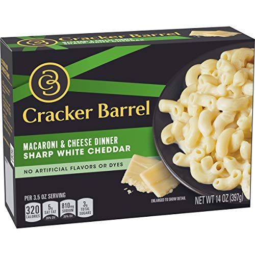 Cracker Barrel Sharp White Cheddar Macaroni And Cheese Dinner 1