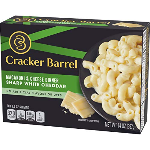 Cracker Barrel Sharp White Cheddar Macaroni And Cheese Dinner 1