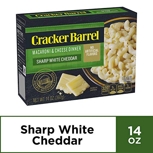 Cracker Barrel Sharp White Cheddar Macaroni And Cheese Dinner 1