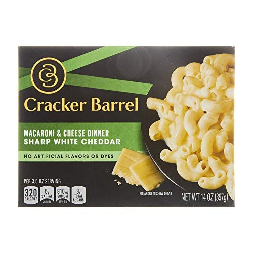 Cracker Barrel Sharp White Cheddar Macaroni And Cheese Dinner 1