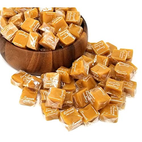 Crazyoutlet Caramel Candy, Individually Wrapped Squares, Bulk Pa