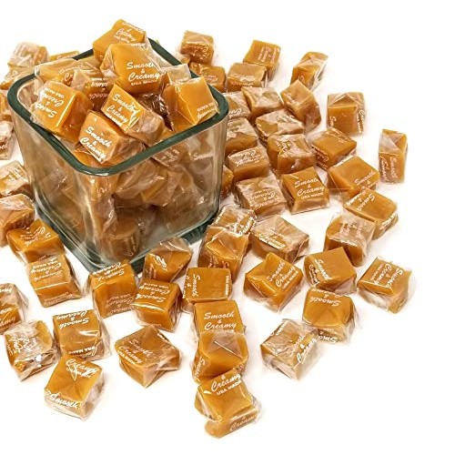 Crazyoutlet Caramel Candy, Individually Wrapped Squares, Bulk Pa