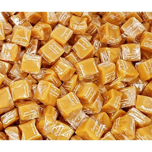 Crazyoutlet Caramel Candy, Individually Wrapped Squares, Bulk Pa