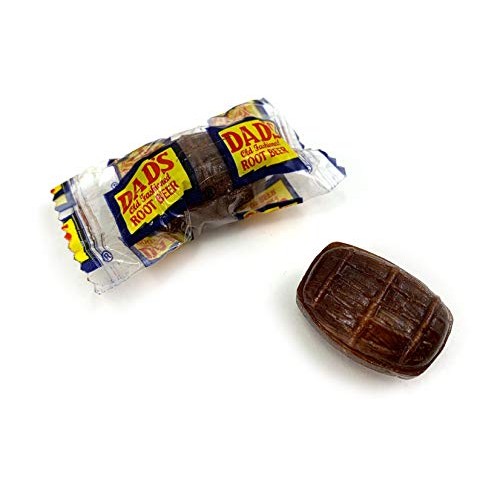 Crazyoutlet Dads Root Beer Barrels Hard Candy, Old Fashioned Ca